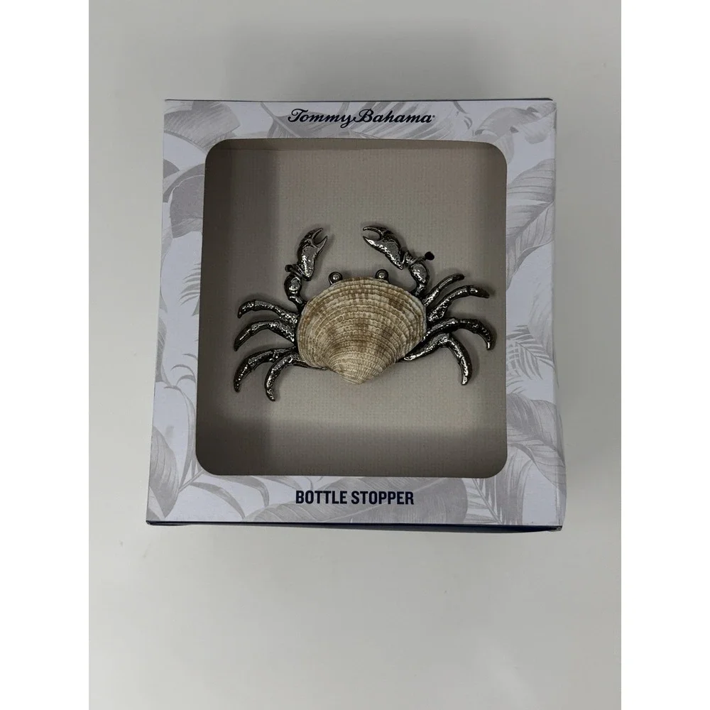 Tommy Bahama Crab Wine Stopper New